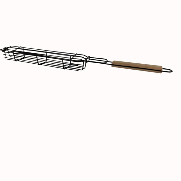 BBQ Grill Basket Skewers Set of 3 Picnic Tailgate Home Grilling Cook Tool Veggie - Picture 6 of 15